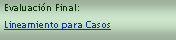 Cuadro de texto: Evaluacin Final:Lineamiento para Casos